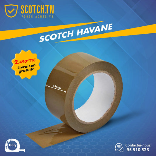 Scotch Havane 100y*45mm (carton de 36)
